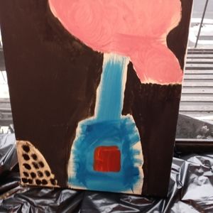 Self-made acrylic painting